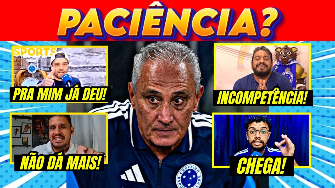 Torcedores REVOLTADOS com o Técnico TITE e já pedem sua DEMISSÃO! #cruzeiro #brasileirão2026