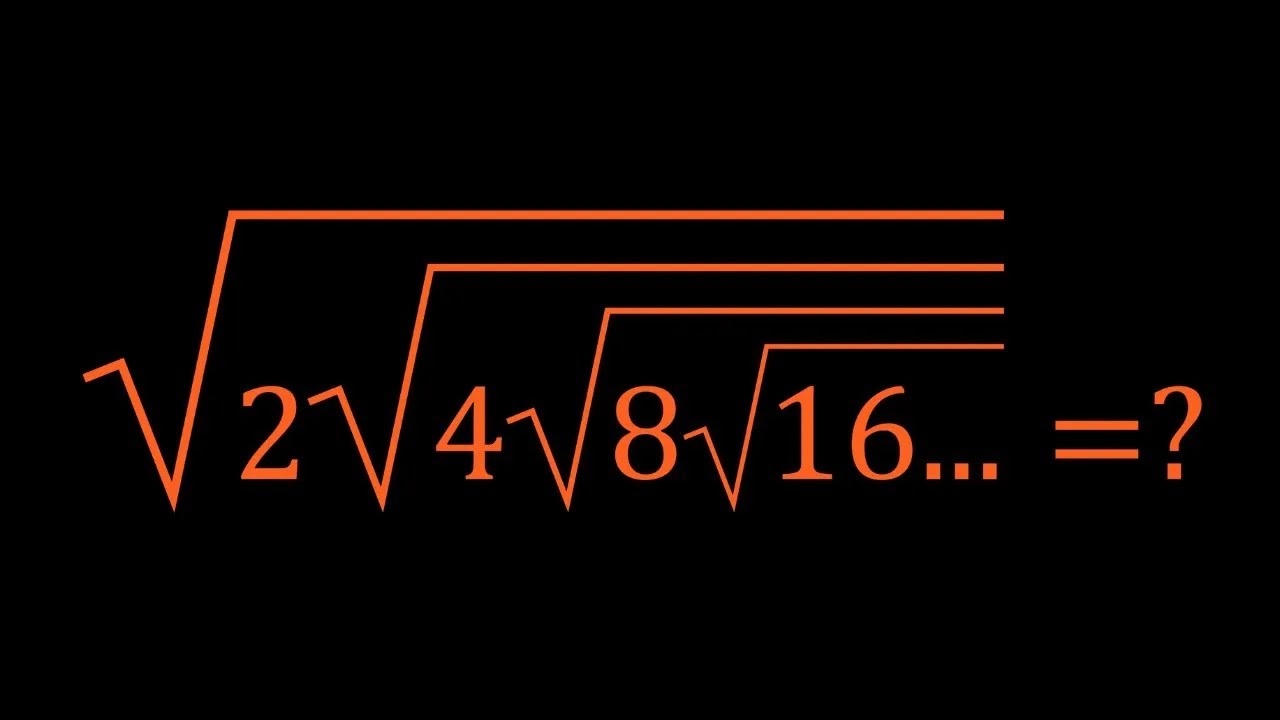 Simplifying An Infinite Radical Expression