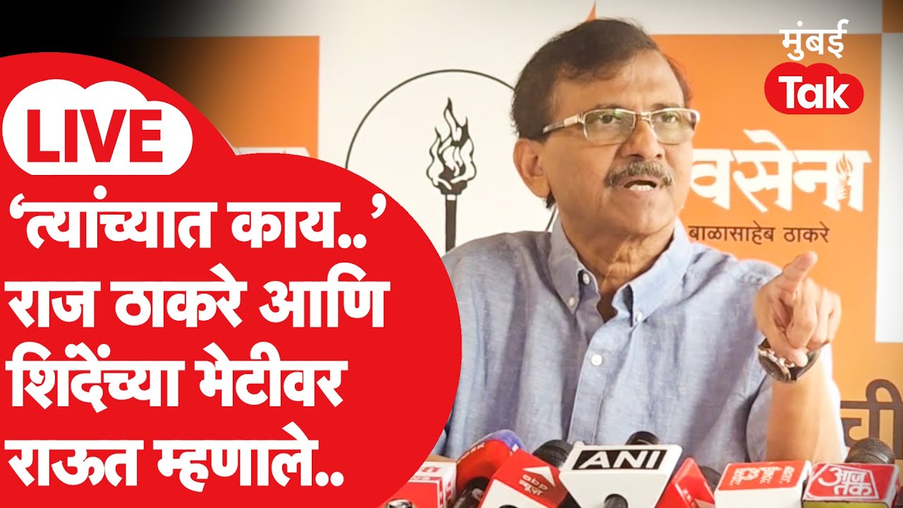 Sanjay Raut LIVE: राज ठाकरे - एकनाथ शिंदेंची भेट, शरद पवारांची राज्यसभेवर निवड, राऊत म्हणाले...
