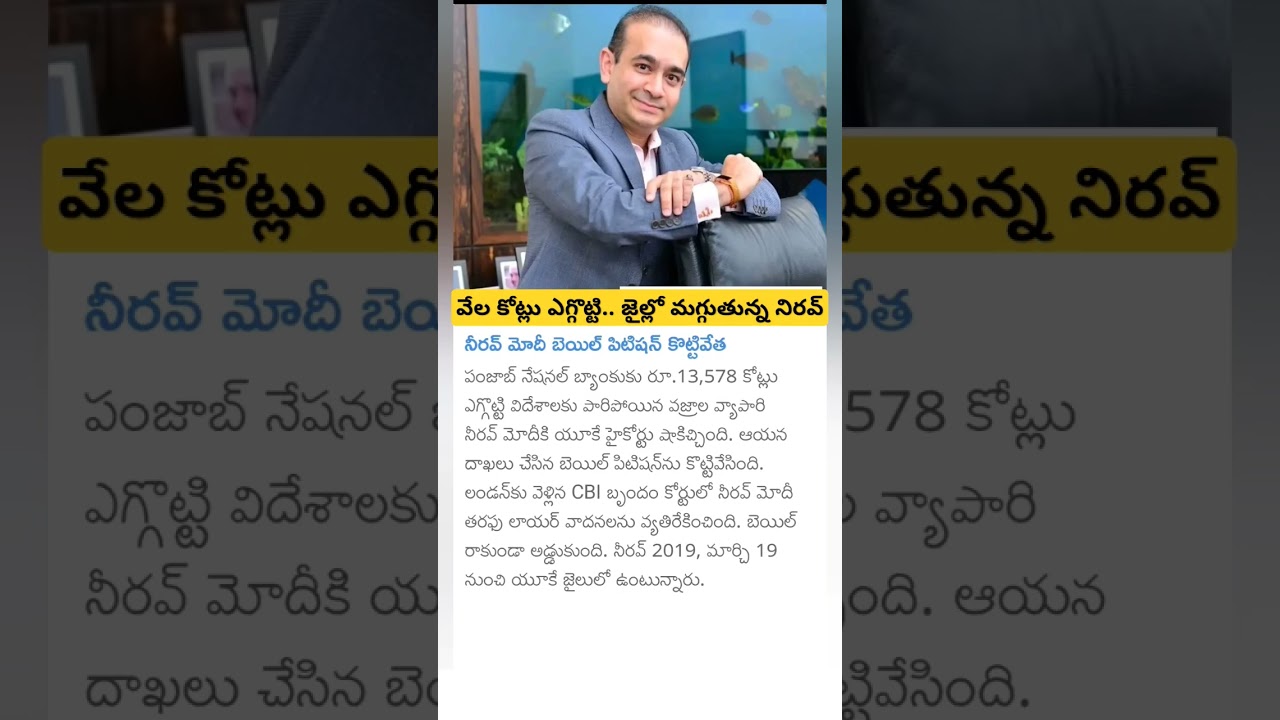 Nirav Modi Bank scam case update