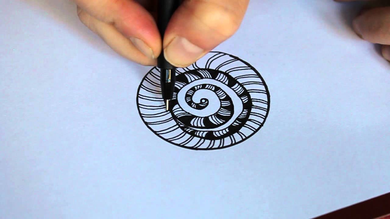 A simple zentangle design