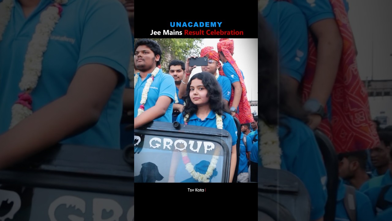 Hamara Celebration To Aisa Hii Hai 😅 JEE Mains 2025 Result Celebration #unacademy #kota