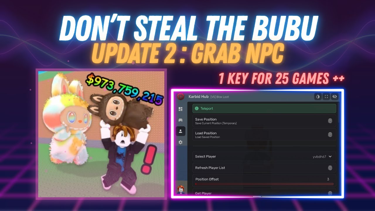 [KARBID] DON'T STEAL THE BUBU OP SCRIPT