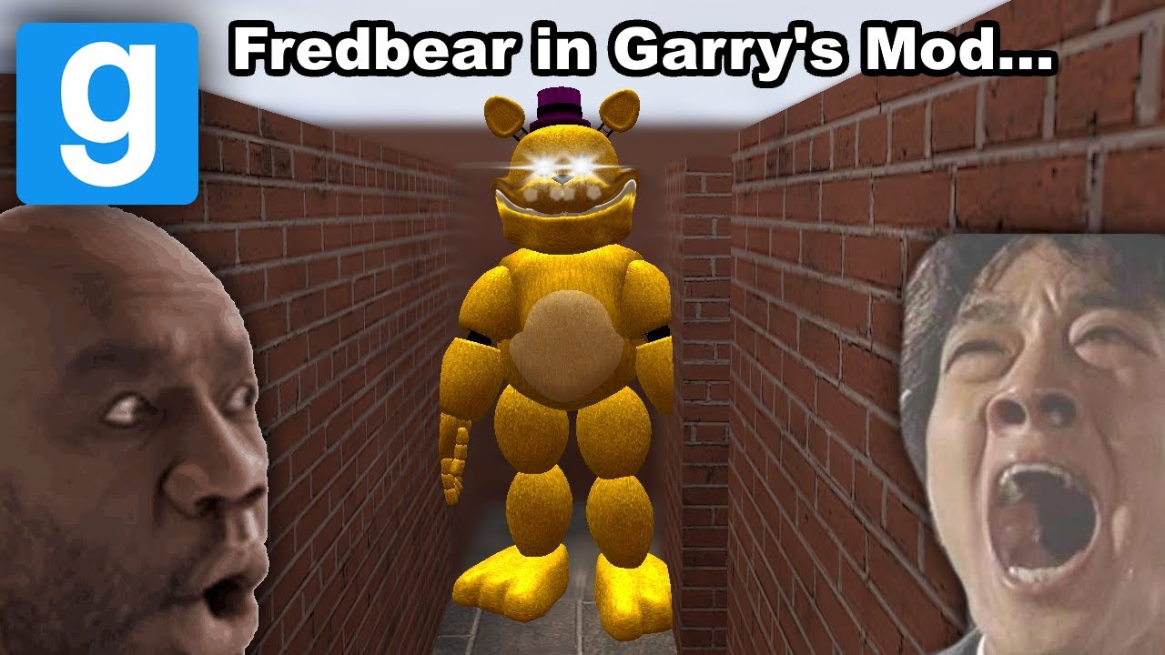 Фредбер теперь в Garry's Mod и он гонится за мной... | Геймплей Garry's Mod