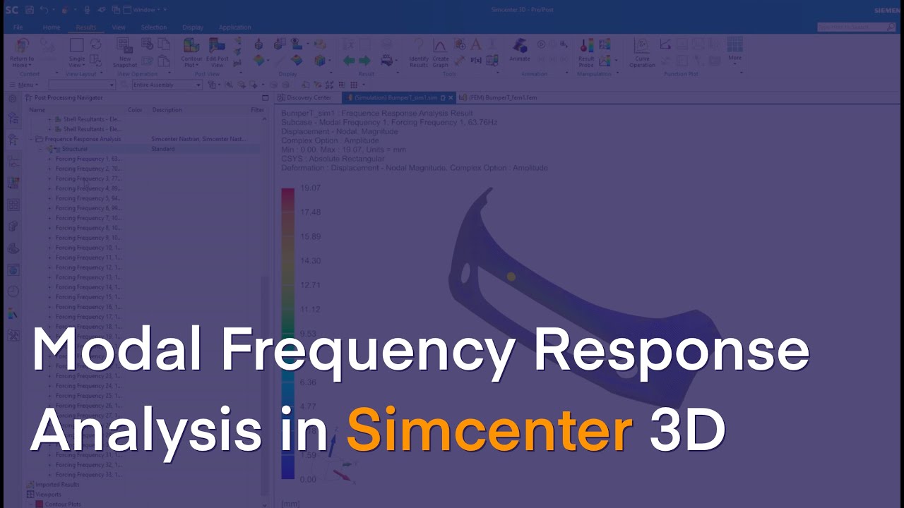 Modal Frequency Response Analysis in Simcenter 3D : Part-2. Modal Frequency Response Analysis