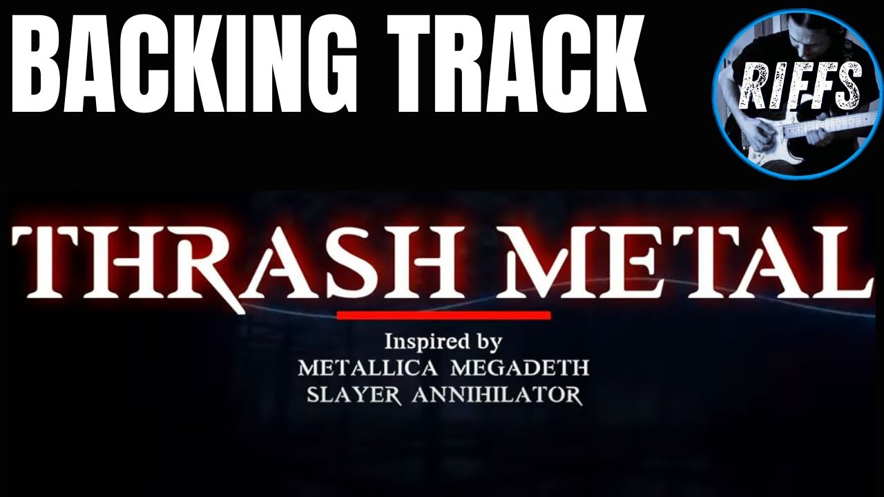 Thrash Metal Backing Track in Em | Big 4 Style