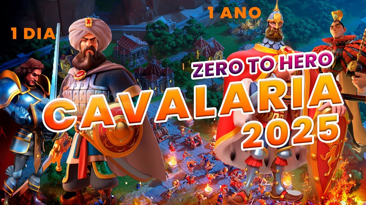 GUIA COMPLETO CAVALARIA [ 100% ATUALIZADO 2025 ] RISE OF KINGDOMS