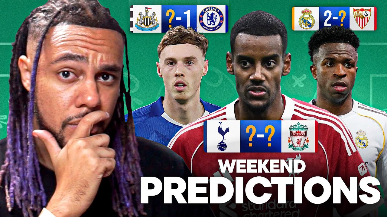 WEEKEND PREDICTIONS! Spurs v Liverpool, Everton v Arsenal + more!