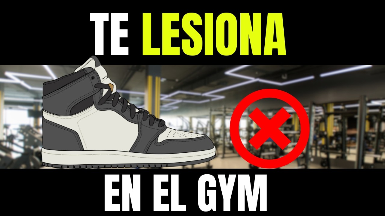 5 tipos de calzado que te LESIONAN en el gimnasio (evítalos)