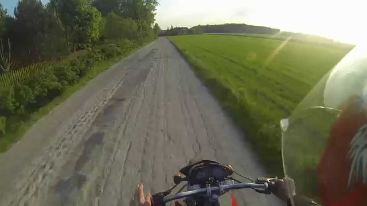 Derbi Senda Xtreme 50 GoPro3 Sobolew 18.05.15 cz.1