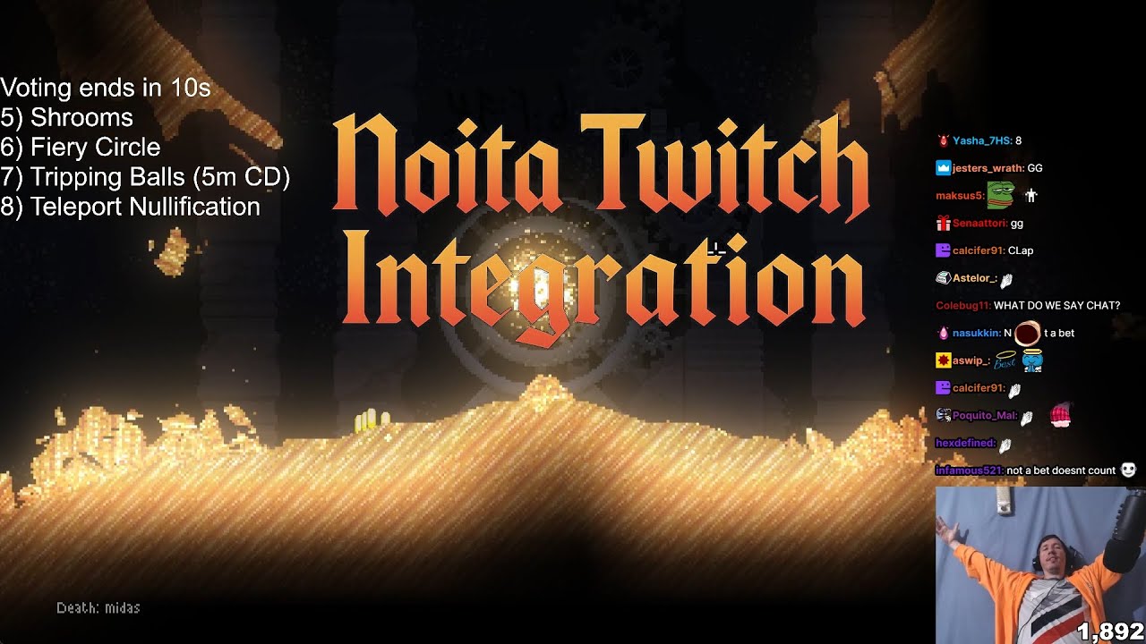 DunkOrSlam играет в Noita Twitch Integration [25.04.2025]