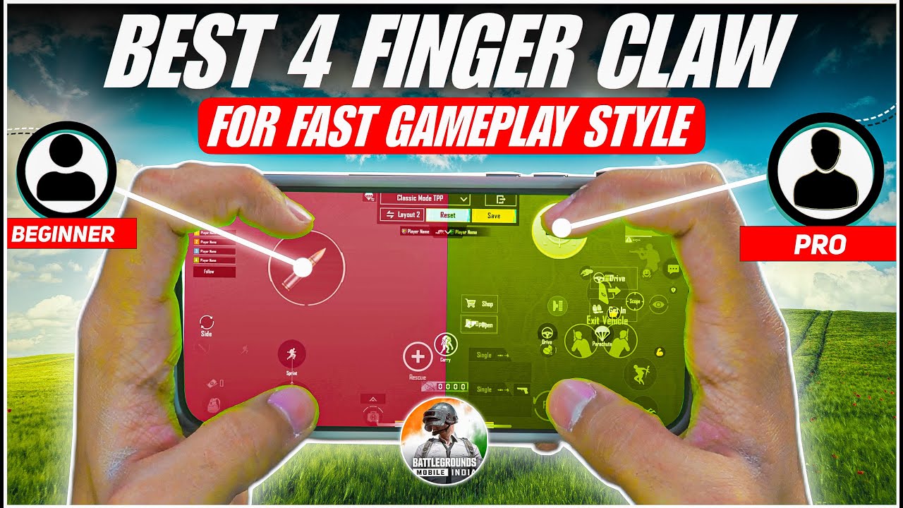 Best 4 Finger Claw Controls in BGMI 2025 | Easy & Effective Layout for Every Player | BGMI Pro Tips