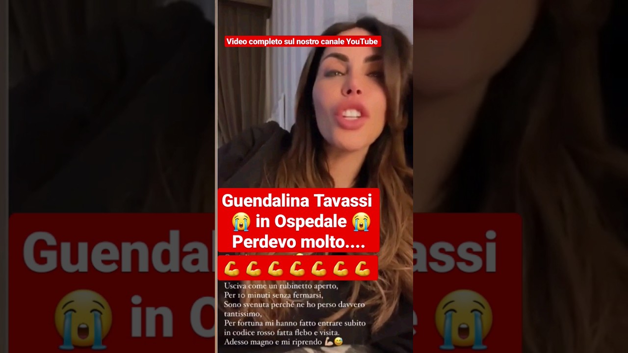 Guendalina Tavassi in ospedale #guendalinatavassi #guendalina #gfvip