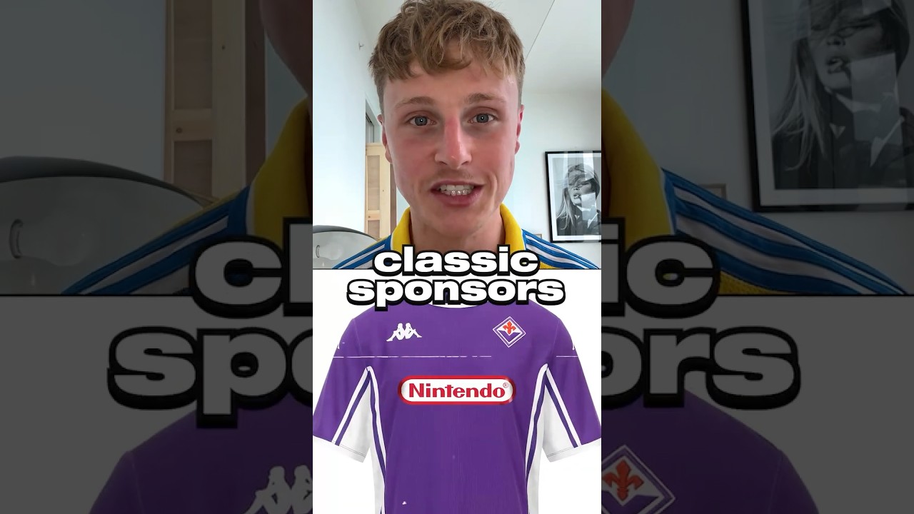 Retro Sponsors On Modern Football Shirts 👀