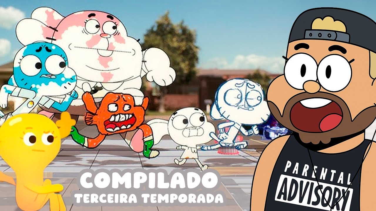 MARATONA O INCRÍVEL MUNDO DE GUMBALL | Melhores Momentos da Terceira Temporada