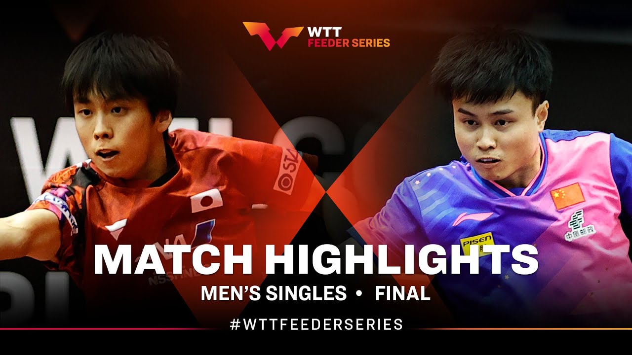 Kazuki Hamada vs Zhou Qihao | MS Final | WTT Feeder Vila Nova de Gaia 2024