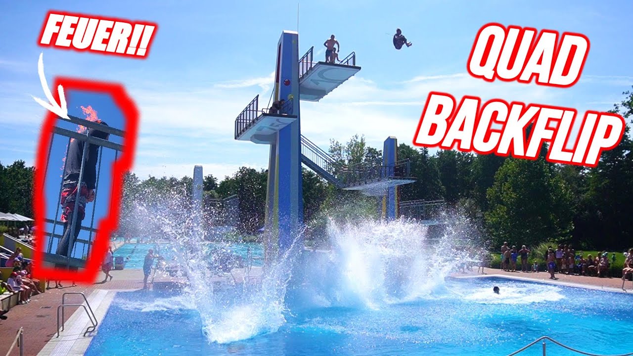 SPLASHDIVING-SHOW Vilsbiburg (Quad Backflip 10m & mehr)