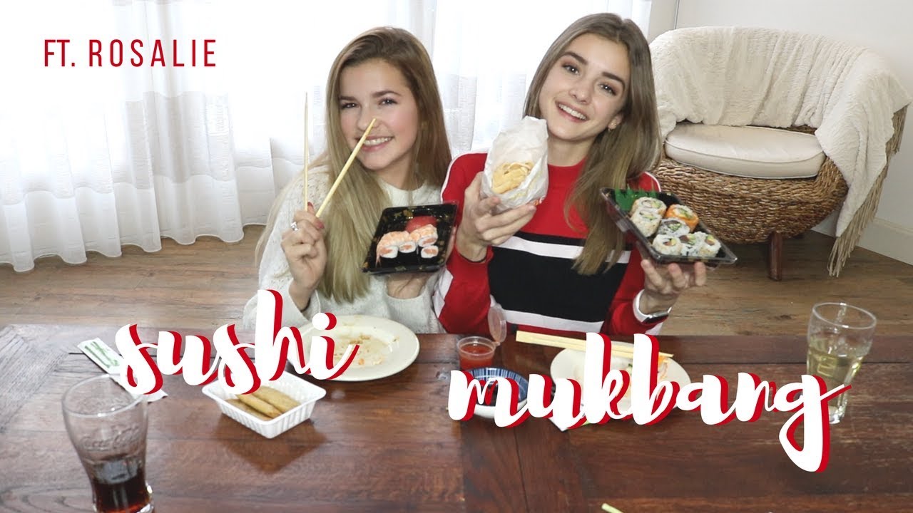 SUSHI MUKBANG deel 1 ft. R O S A L I E ✗ Forever Jade