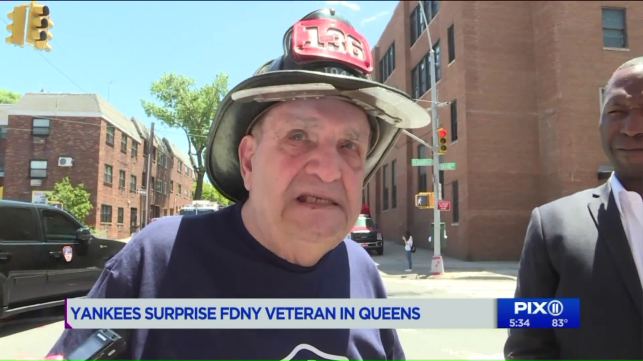Yankees surprise FDNY veteran in Queens