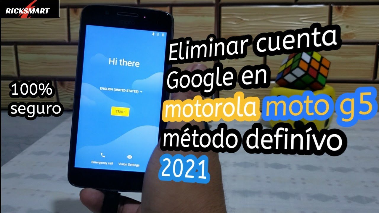 Eliminar cuenta Google Motorola moto g5 método definitivo frp 100% seguro