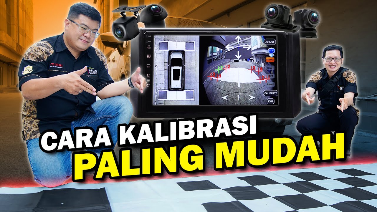 Cara Kalibrasi Kamera 360 mobil di Headunit Mirai MR-9032AVM | Malam Hari Jernih Terang
