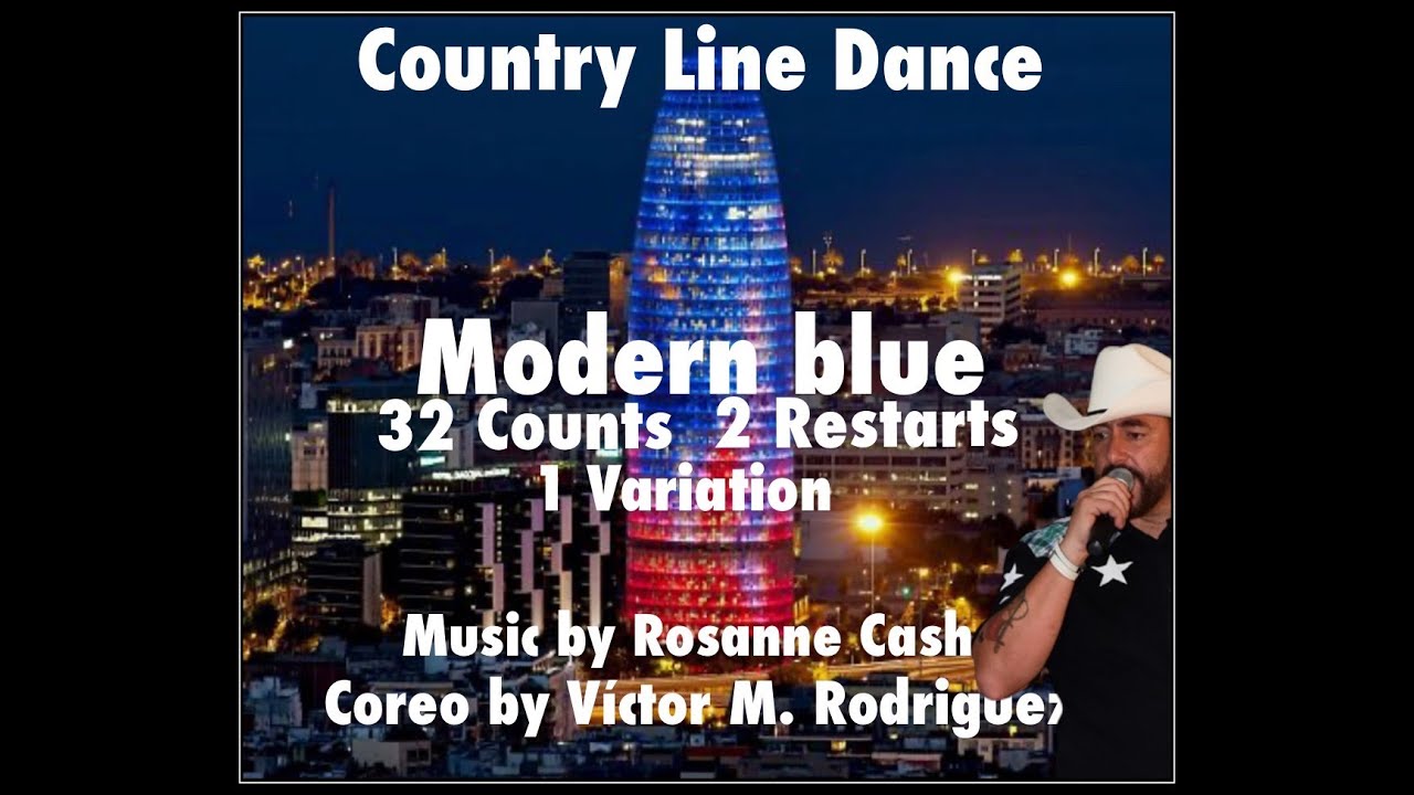 MODERN BLUE COUNTRY LINE DANCE