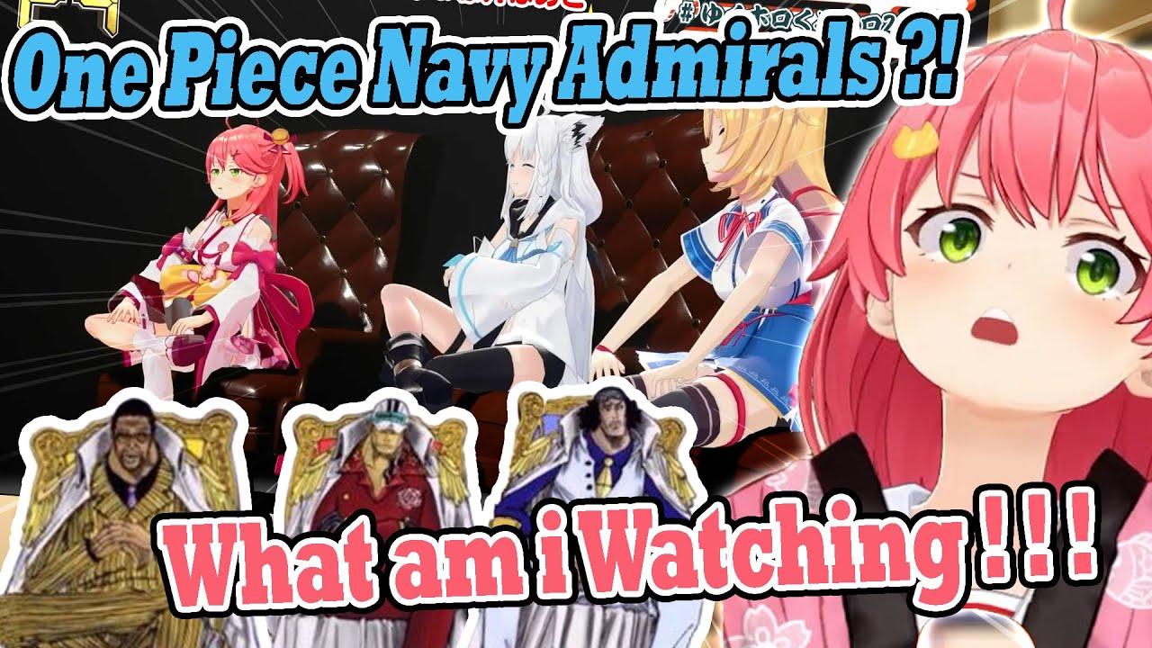 Miko is suffering while watching herself, Fubuki, and Haachama doing 24-sec improv comedy.