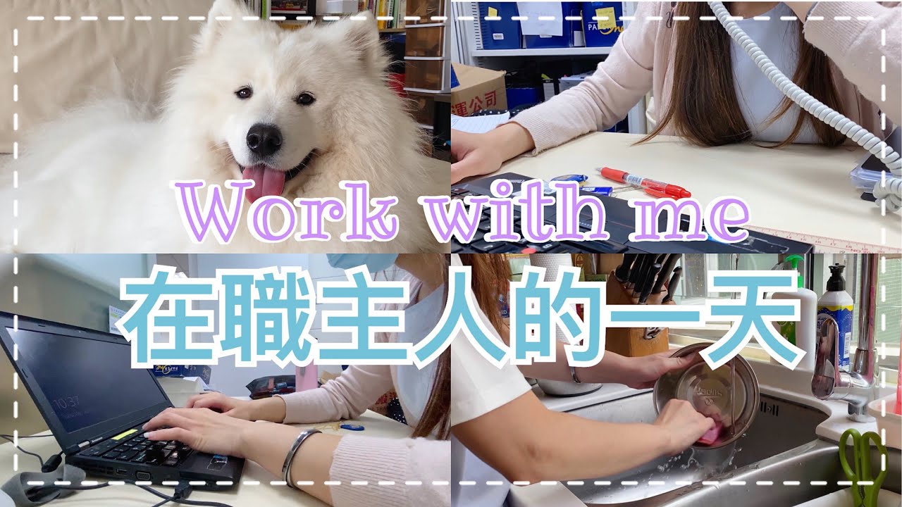 狗奴Vlog🐙｜在職主人的一天🧰｜Work with me🙆‍♀️｜🔹Big Dog Channel🔹西摩犬Tako ｜サモエド