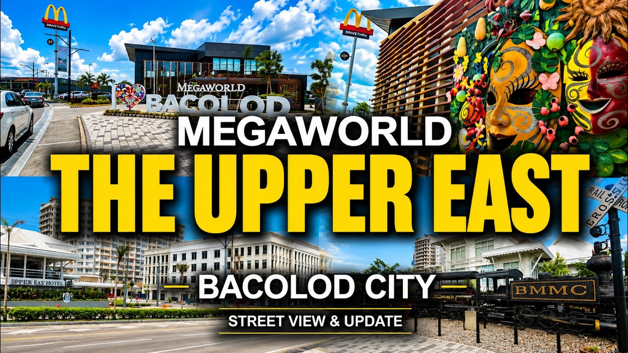 Megaworld's The Upper East Bacolod Township Street View, Walking Tour and Latest Update - April 2024