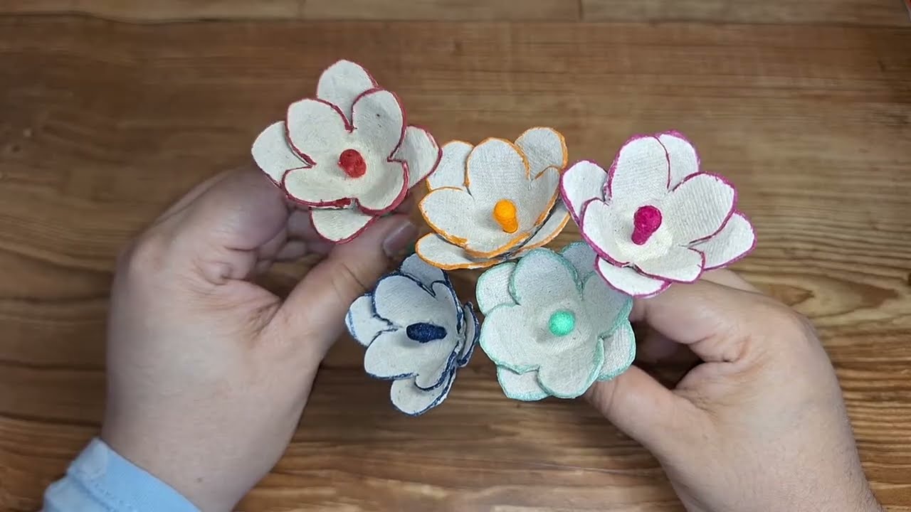 Egg carton box crafts ideas /diy egg tray crafts #diy #crafts #eggtraycraft #art #trending 🥰