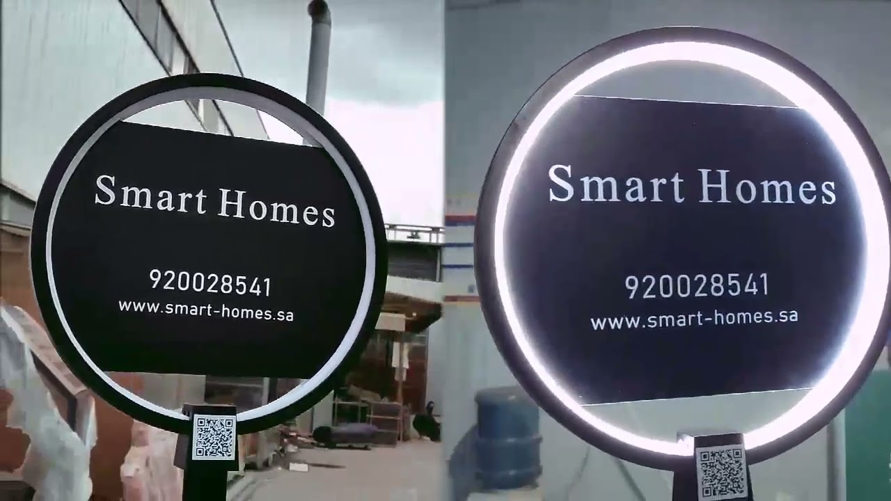 Stainless Steel Smart Luminous Outdoor Waterproof Signage