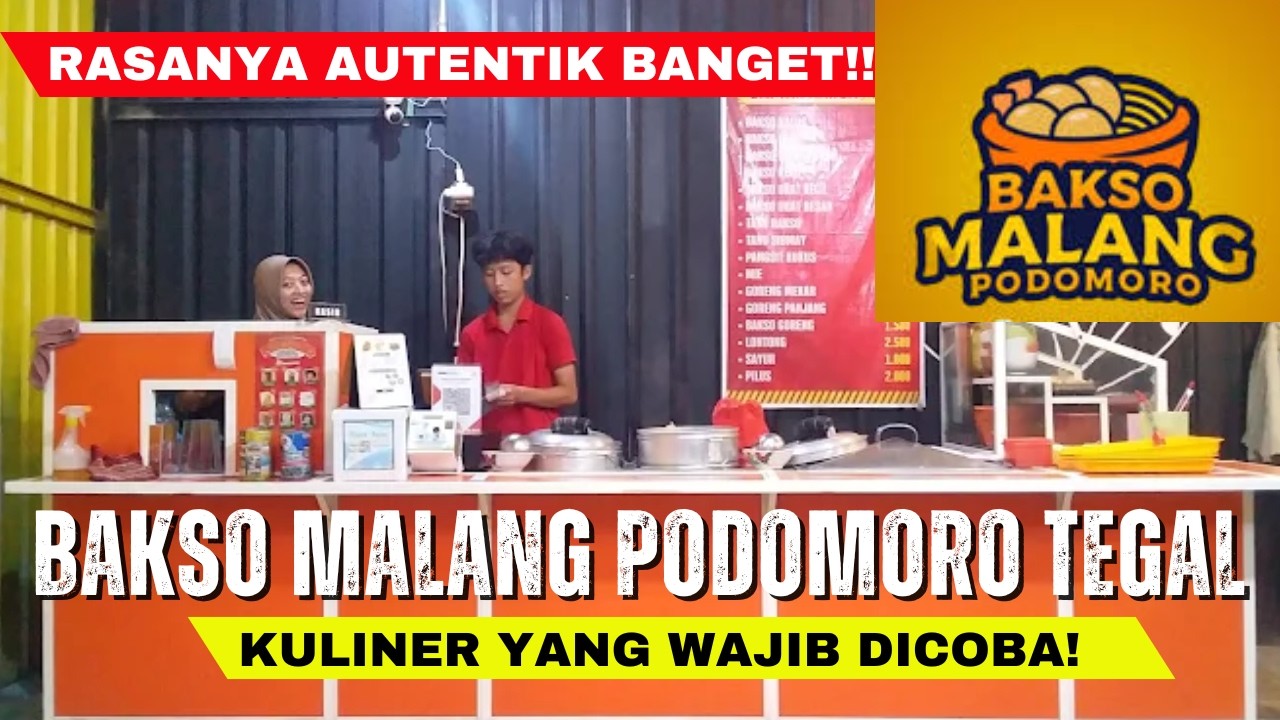 KULINER BAKSO TERENAK DI TEGAL: RASA NIKMATNYA AUTENTIK, BAKSO MALANG PODOMORO!