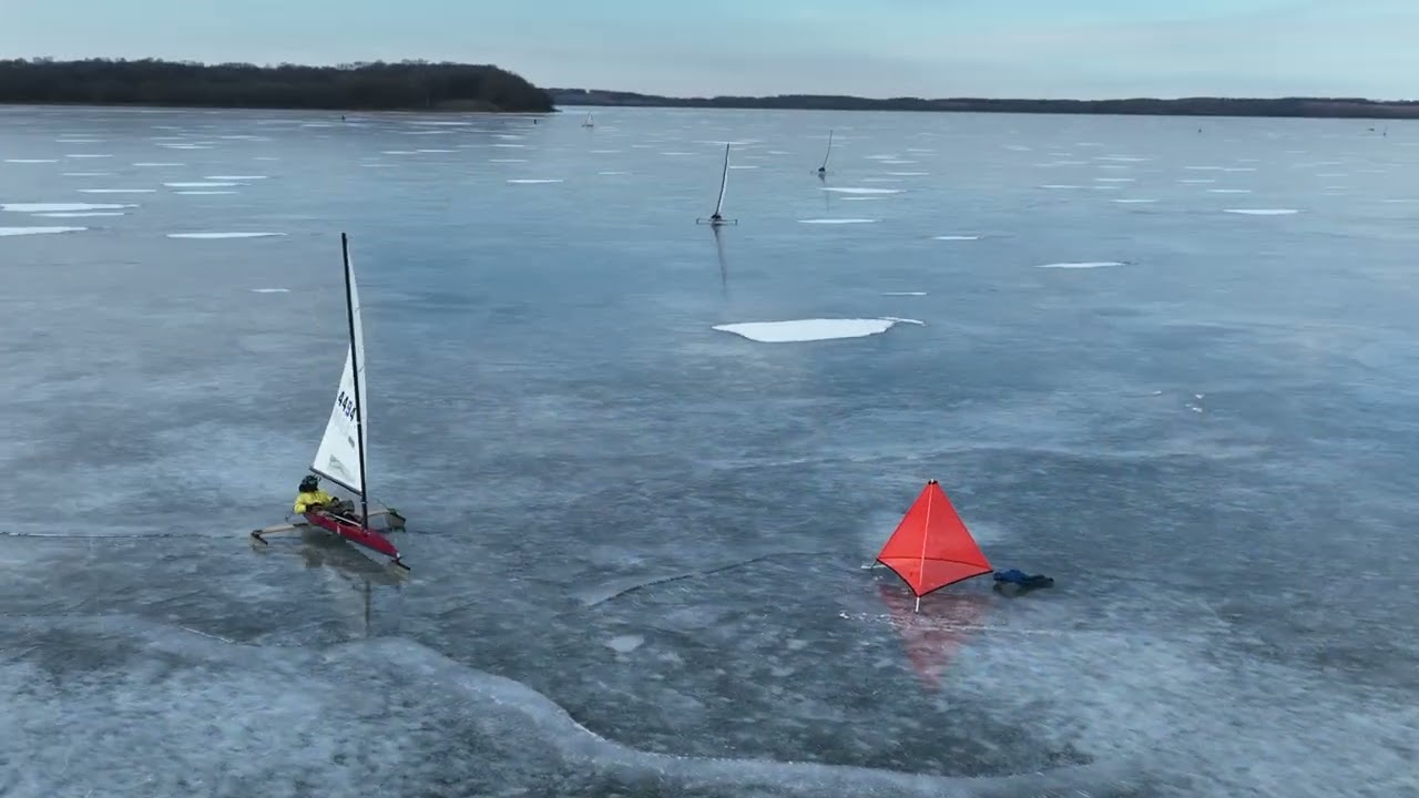 Long Video, Ice Boats In Ashby MN. December 2 2023.