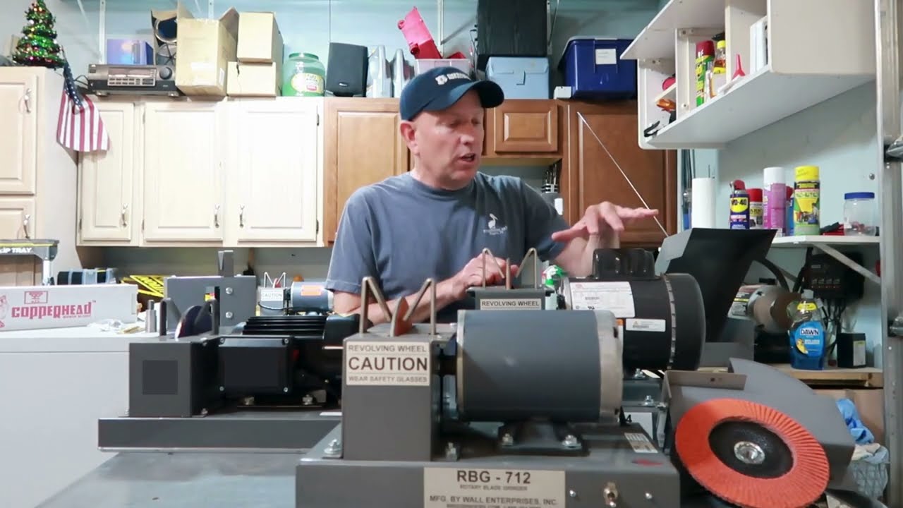 The RBG 712 Mower Blade Grinder vs. Import Grinders | Best Mower Blade Sharpener for Landscapers?