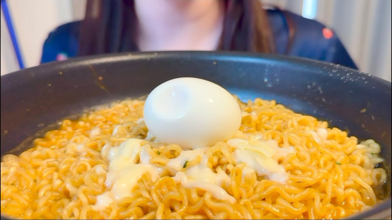 ASMR  辛ラーメントゥーンバ　【咀嚼音/ Mukbang / Eating Sounds】
