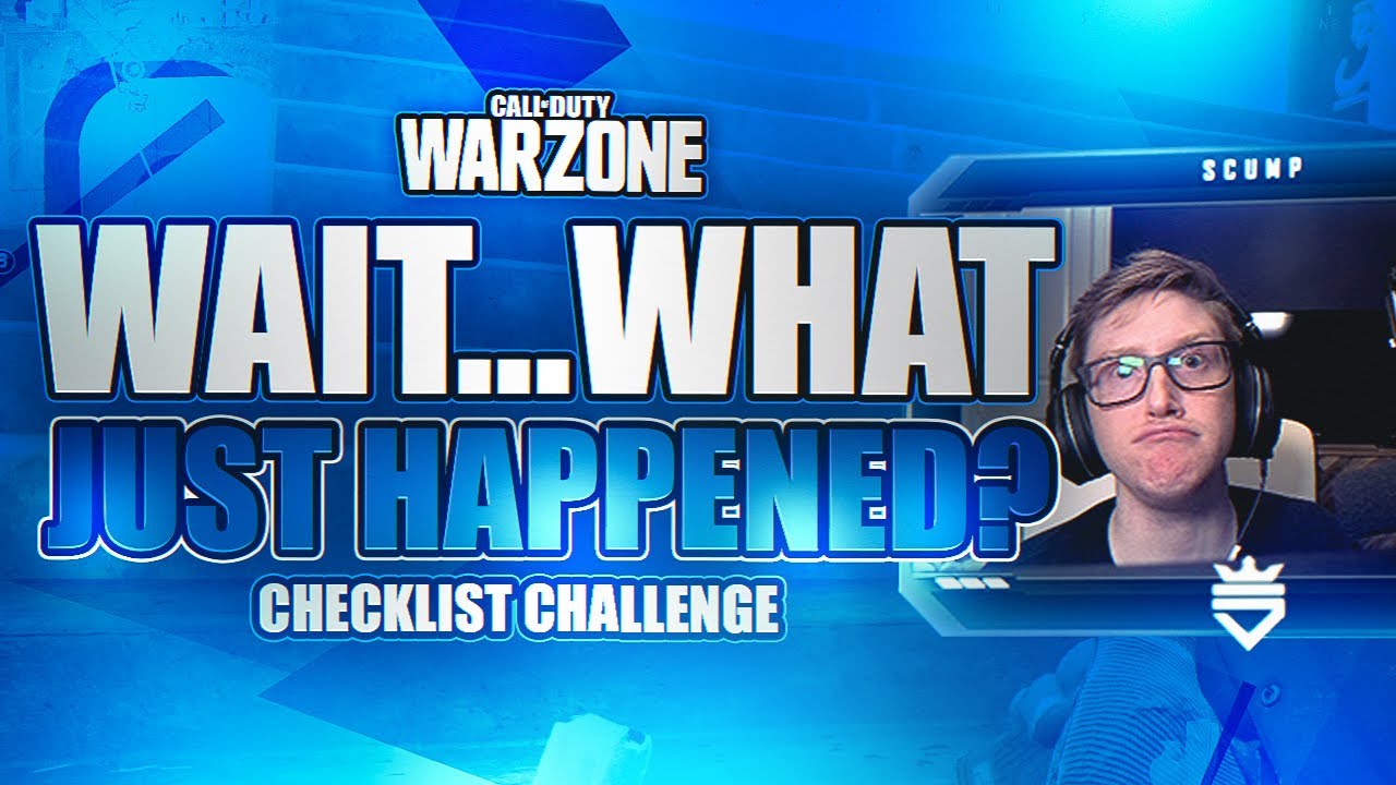 CHECKLIST CHALLENGE - 2 LOCATIONS LEFT (WILDEST DEATH IN WARZONE HISTORY)