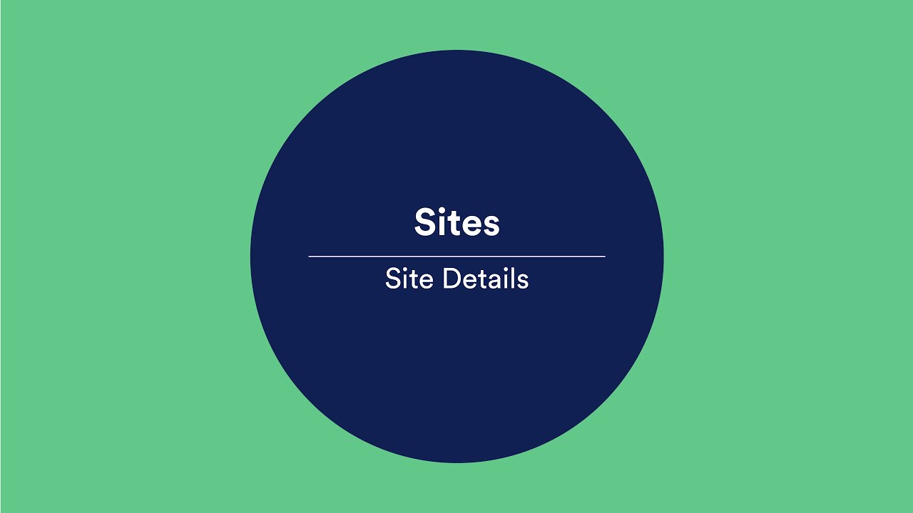 04 Site | Site Details