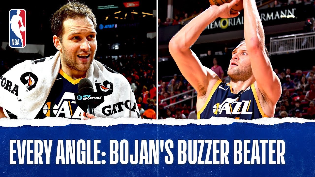 Every Angle Of Bojan Bogdanovic's Buzzer Beater | Feb. 9, 2020
