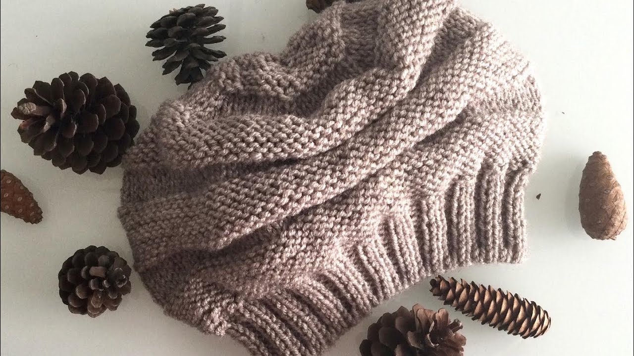Örgü Akordeon Bere Yapımı — Knitting Beanie