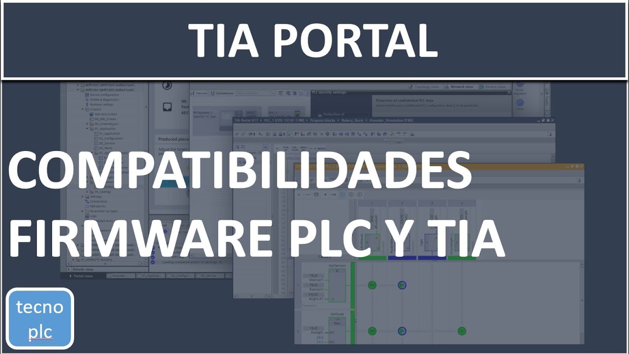 Compatibilidad Firmware S7 1200 y TIA Portal todas las opciones
