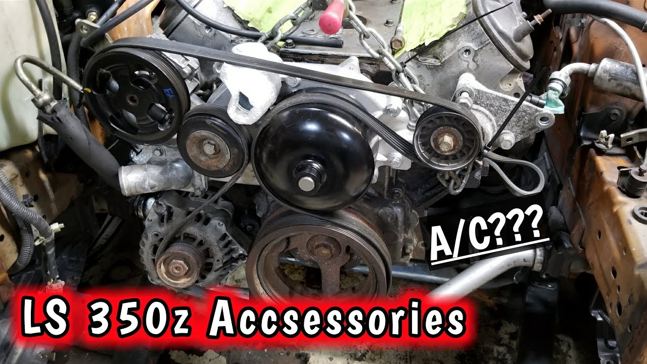 BUDGET LS Swapped 350z Accessory Drive Plans!!! Project UnFairlady!!!