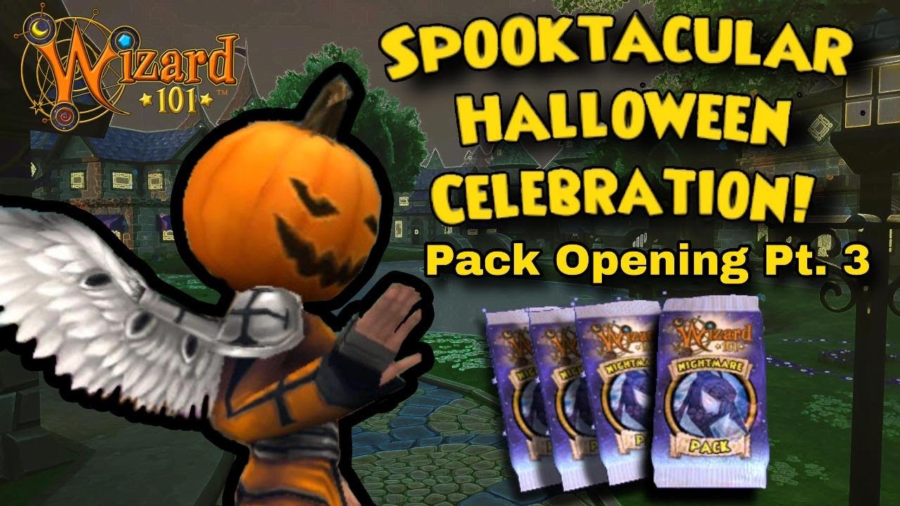 WIZARD101 HALLOWEEN PACK OPENING PT.3 IS THE NIGHTMARE PACK WORTH IT ANYMORE