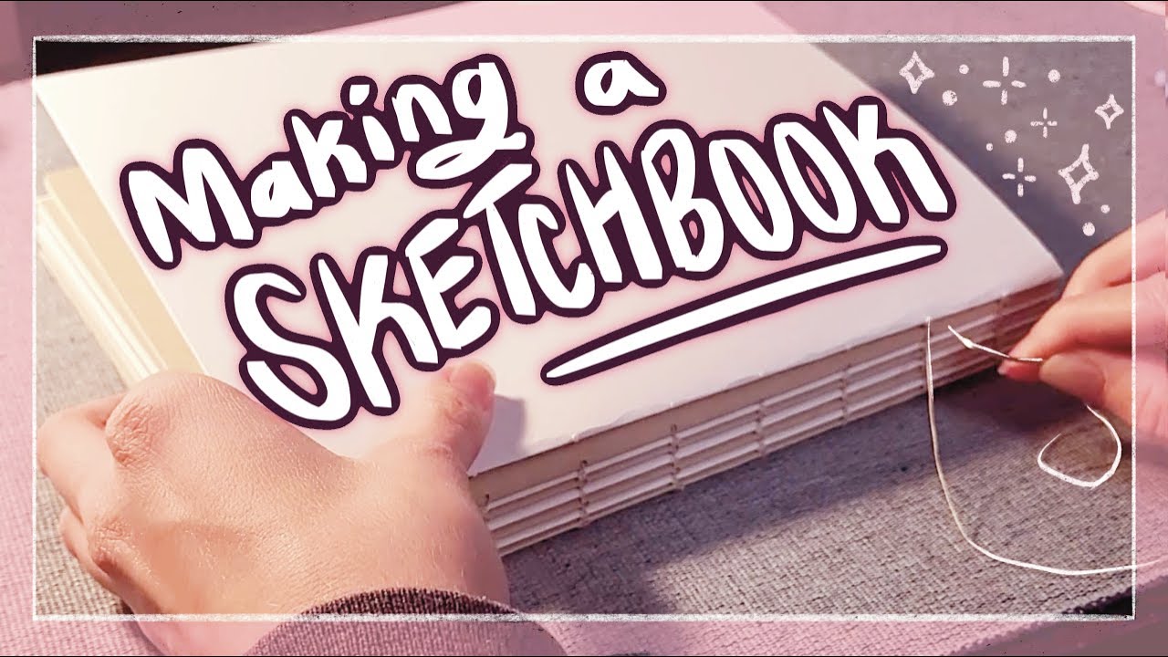 Making My 2026 SKETCHBOOK!! [Bookbinding]
