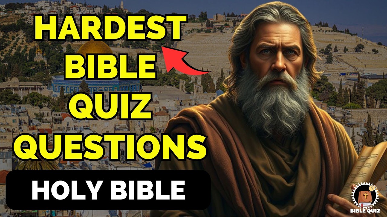HOLY BIBLE QUIZ - 15 BIBLE QUESTIONS TO TEST YOUR BIBLE KNOWLEDGE - Bible Quiz