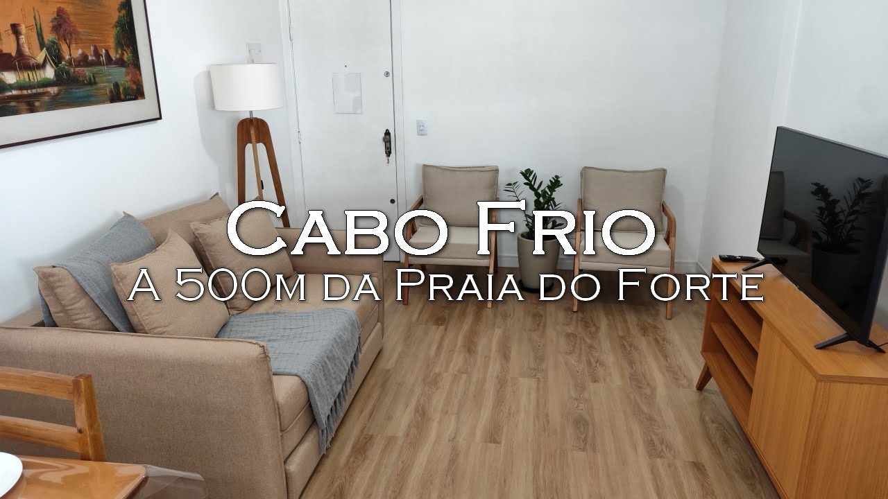 TOUR PELO MELHOR APARTAMENTO AIRBNB DE CABO FRIO - Aluguel de temporada na Praia do Forte