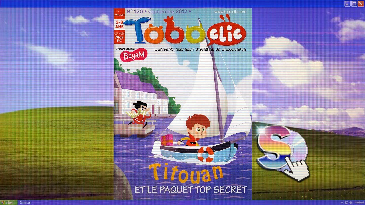 toboclic 120 Titouan et le paquet top secret | CD-ROM jeu pc complet