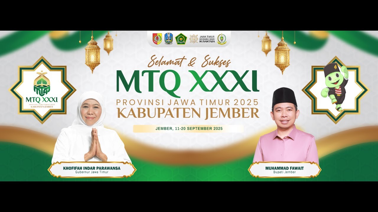 🔴[LIVE] PEMBUKAAN MTQ XXXI PROVINSI JAWA TIMUR TAHUN 2025