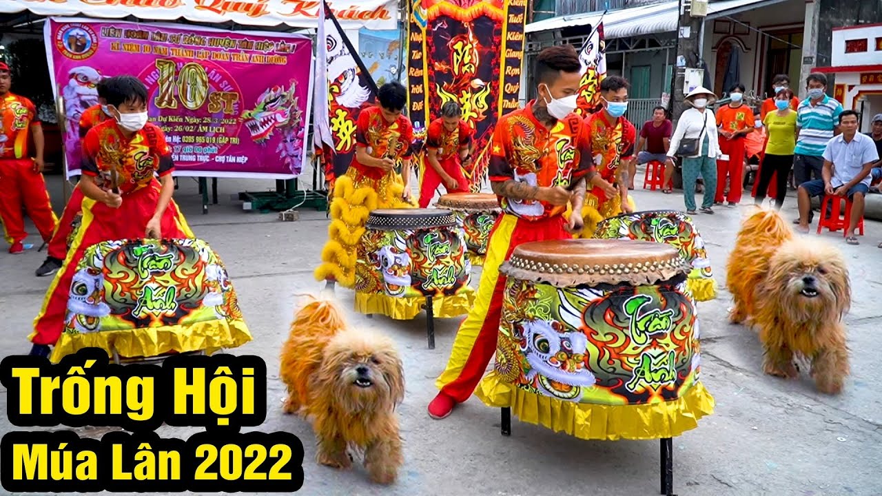Múa Lân 2022 / Đánh Trống Múa Lân Sư Rồng / LSR Trần Anh Đường kỷ niệm 10 năm thành lập