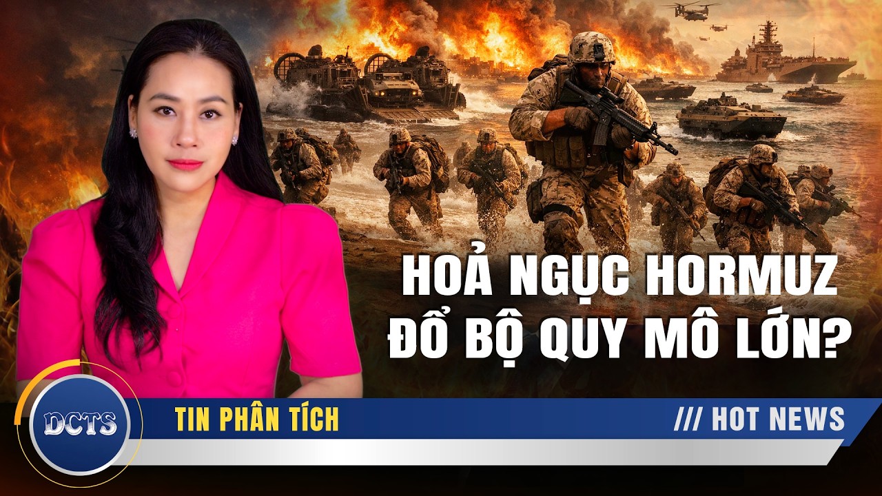 Thuỷ quân lục chiến Hoa Kỳ rầm rộ tiến vào Trung Đông, sẵn sàng cho chiến dịch đổ bộ quy mô lớn