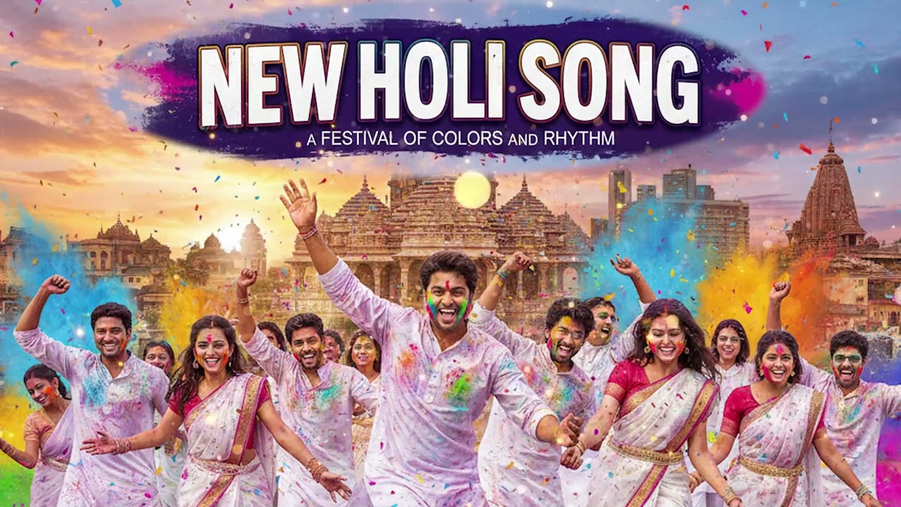 Holi Ke Rang &ndash; Official Music Video | New Bollywood Style Holi Song 2026